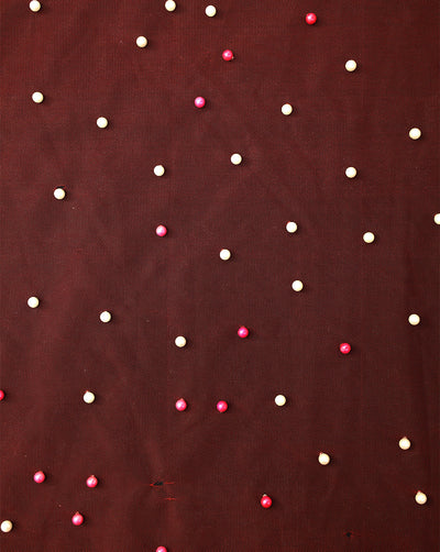 POLYESTER NET EMBROIDERY FABRIC