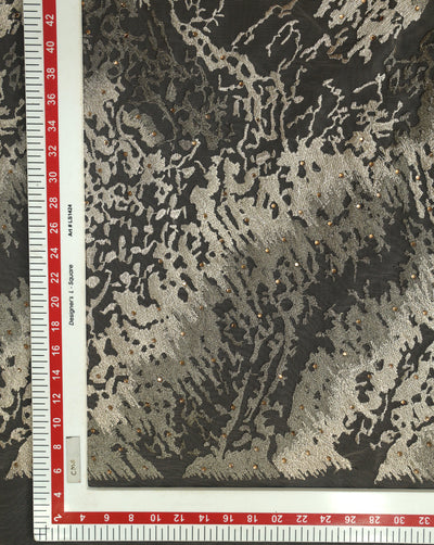 POLYESTER NET EMBROIDERY FABRIC