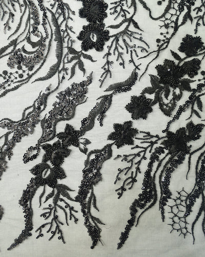 POLYESTER NET EMBROIDERY FABRIC