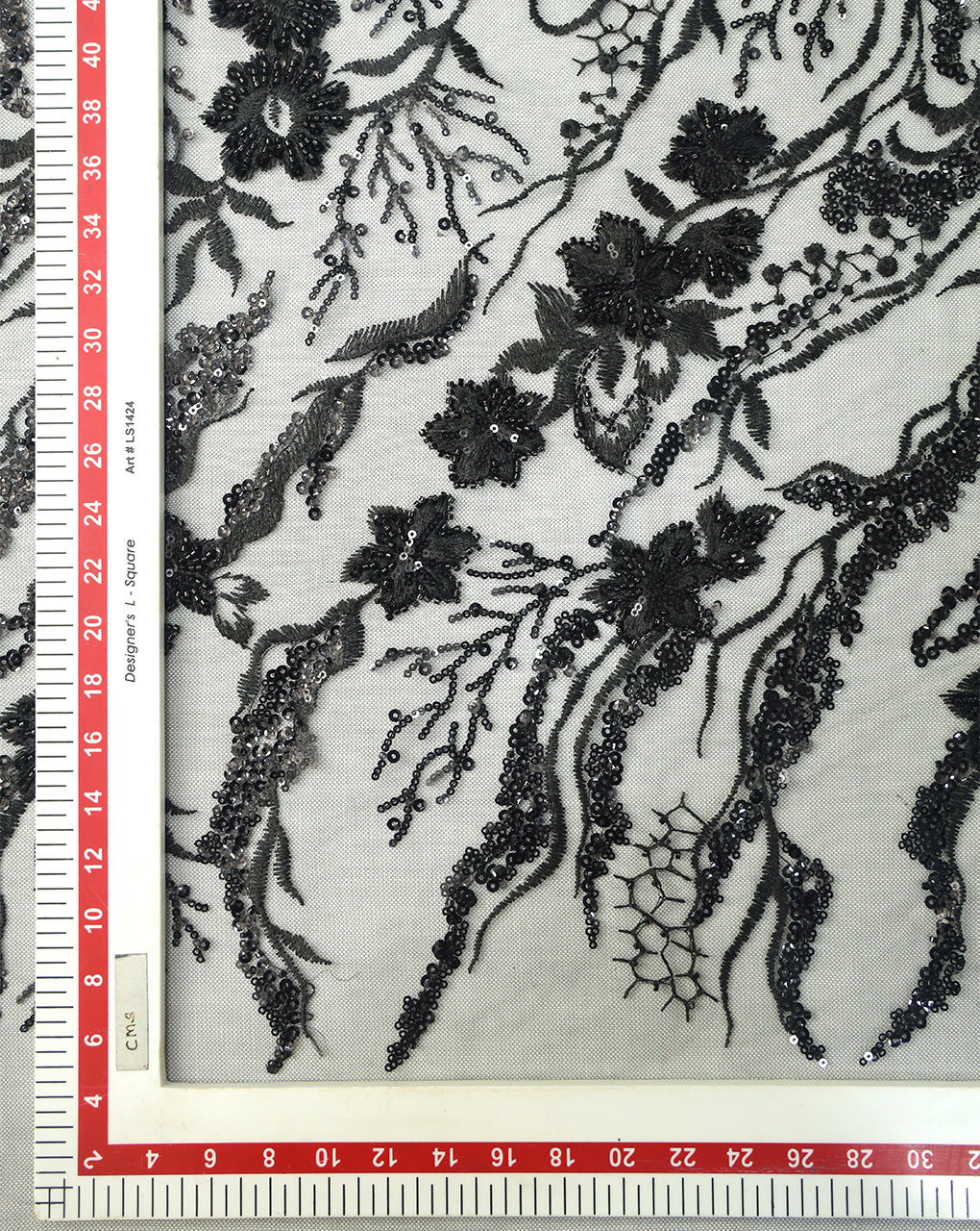 POLYESTER NET EMBROIDERY FABRIC