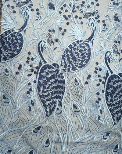 POLYESTER NET EMBROIDERY FABRIC