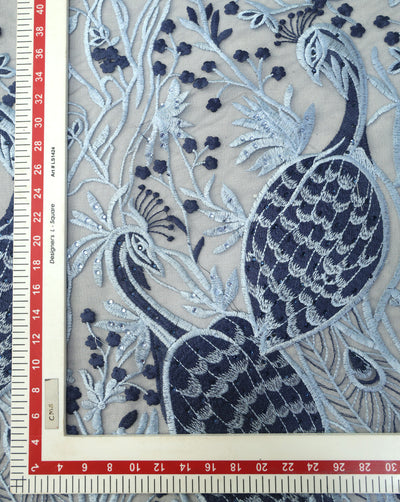 POLYESTER NET EMBROIDERY FABRIC