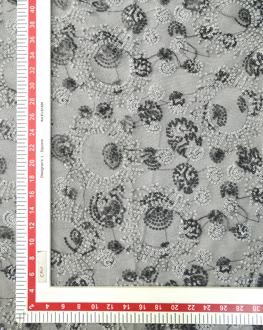 POLYESTER NET SEQUINS FABRIC