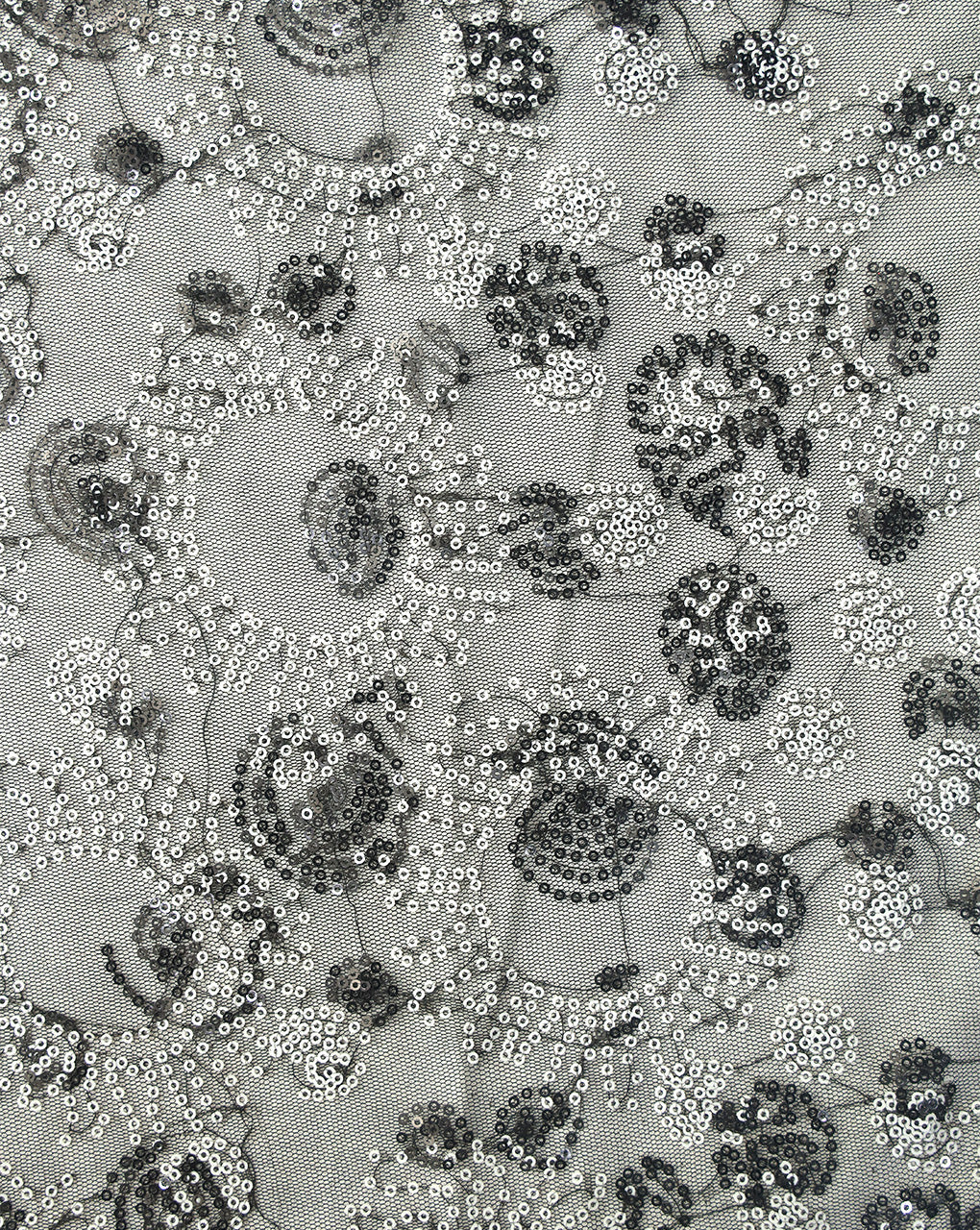 POLYESTER NET SEQUINS FABRIC
