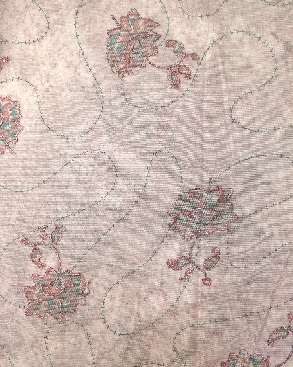 POLYESTER NET EMBROIDERY FABRIC