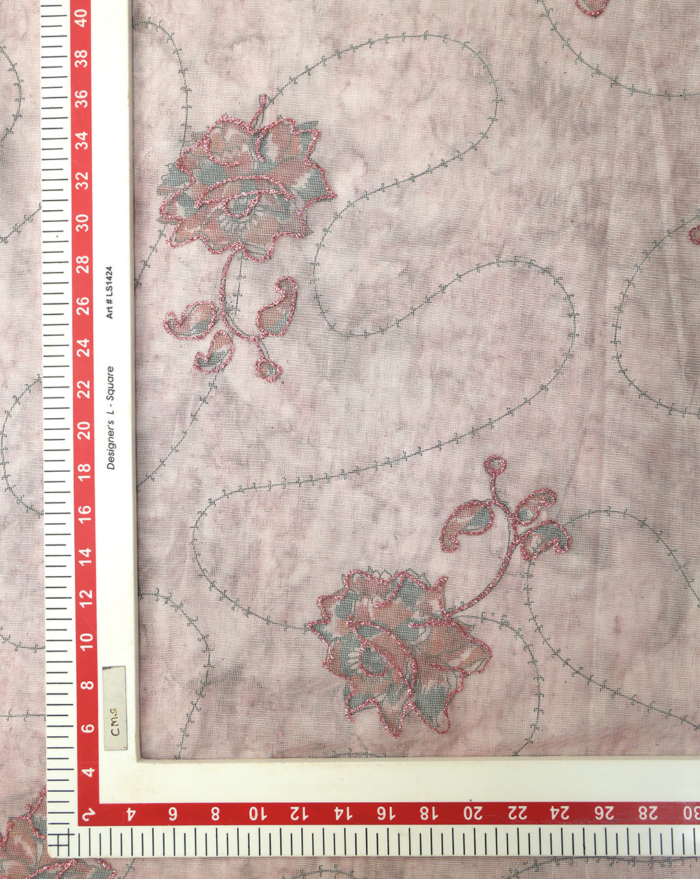 POLYESTER NET EMBROIDERY FABRIC