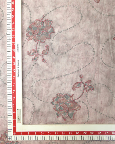 POLYESTER NET EMBROIDERY FABRIC