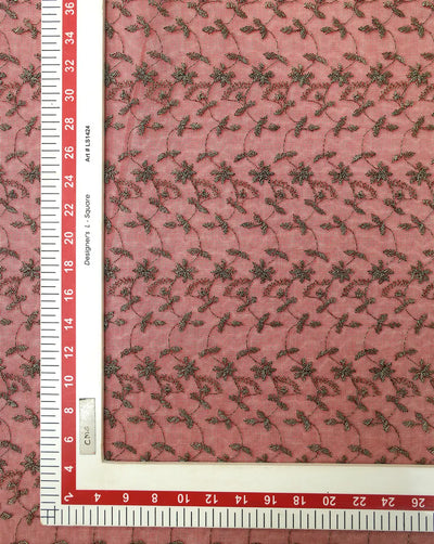POLYESTER NET EMBROIDERY FABRIC