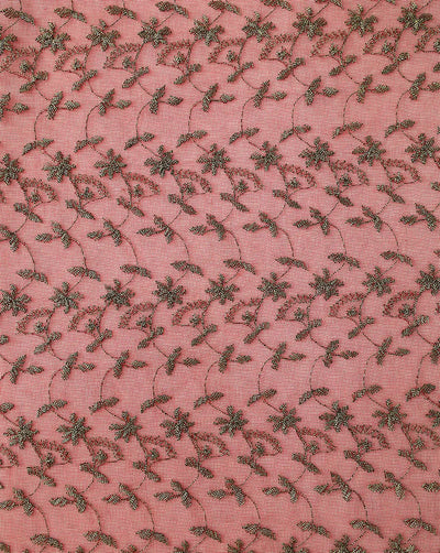 POLYESTER NET EMBROIDERY FABRIC
