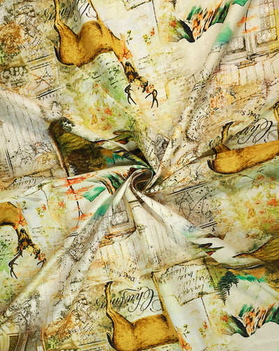 COTTON POPLIN PRINTED FABRIC