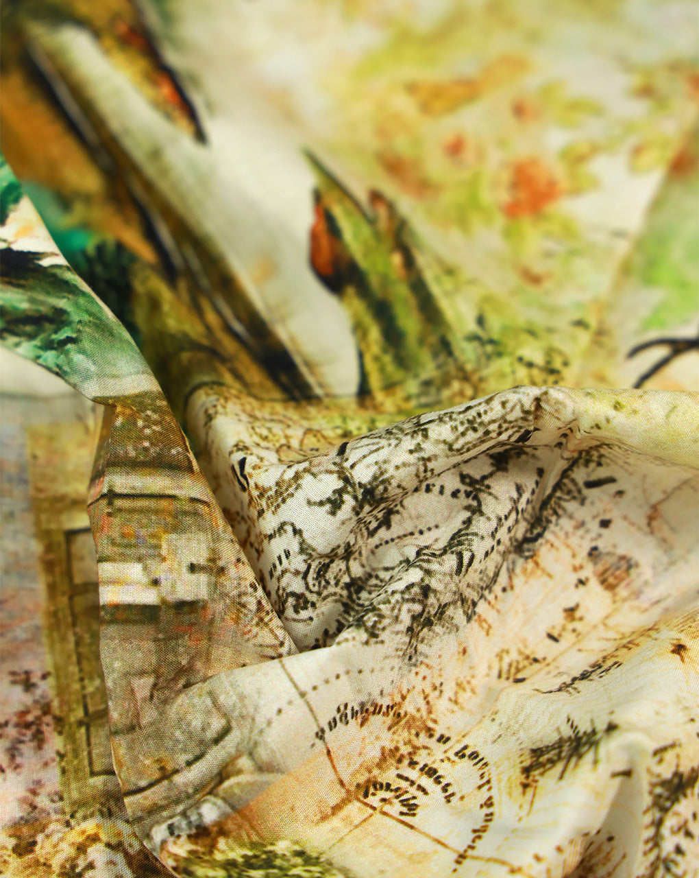 COTTON POPLIN PRINTED FABRIC