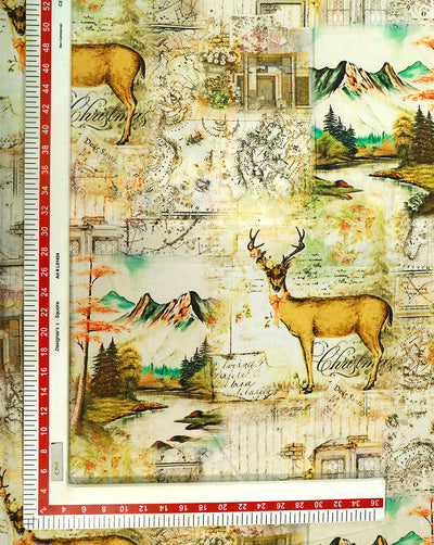 COTTON POPLIN PRINTED FABRIC