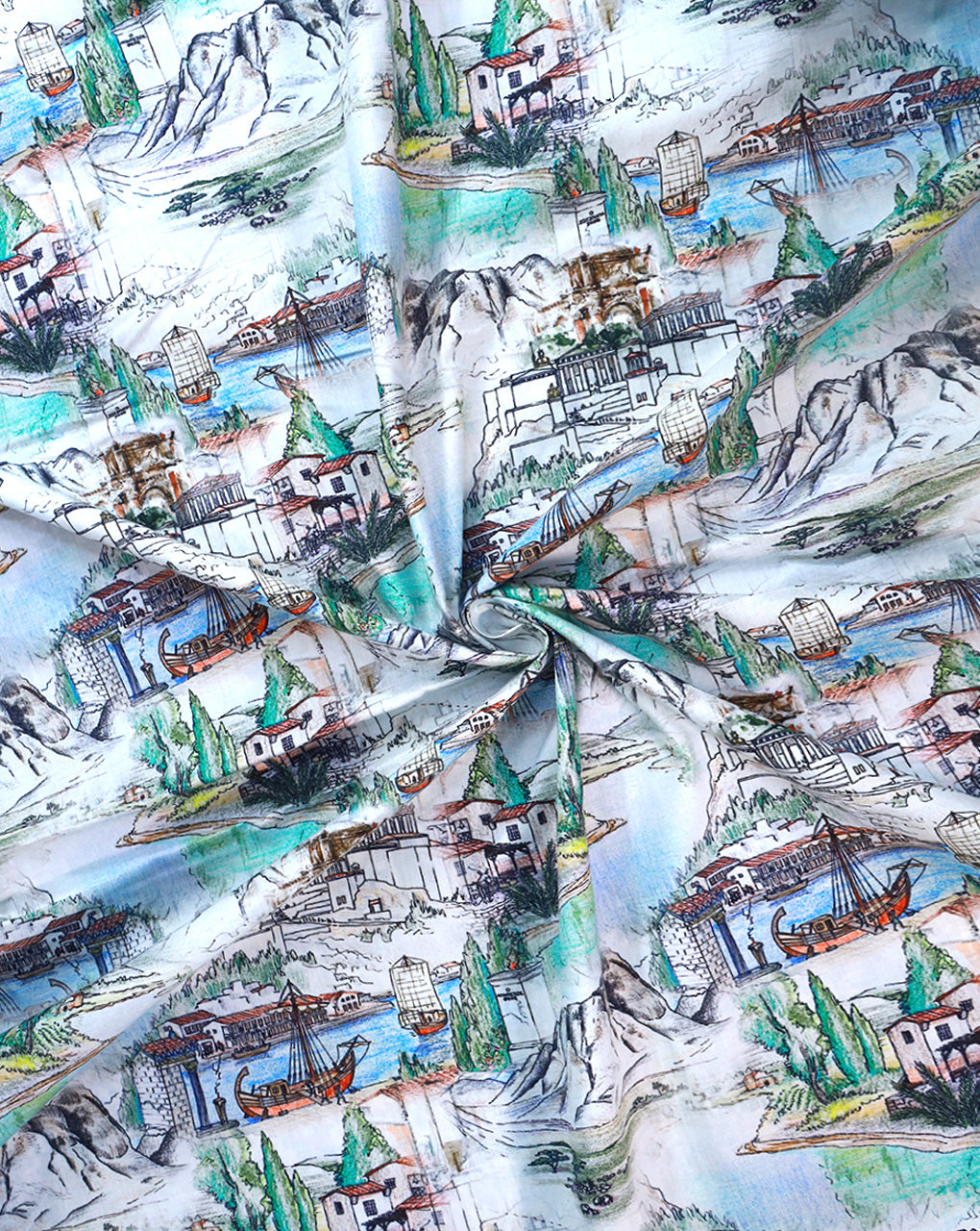 COTTON POPLIN PRINTED FABRIC