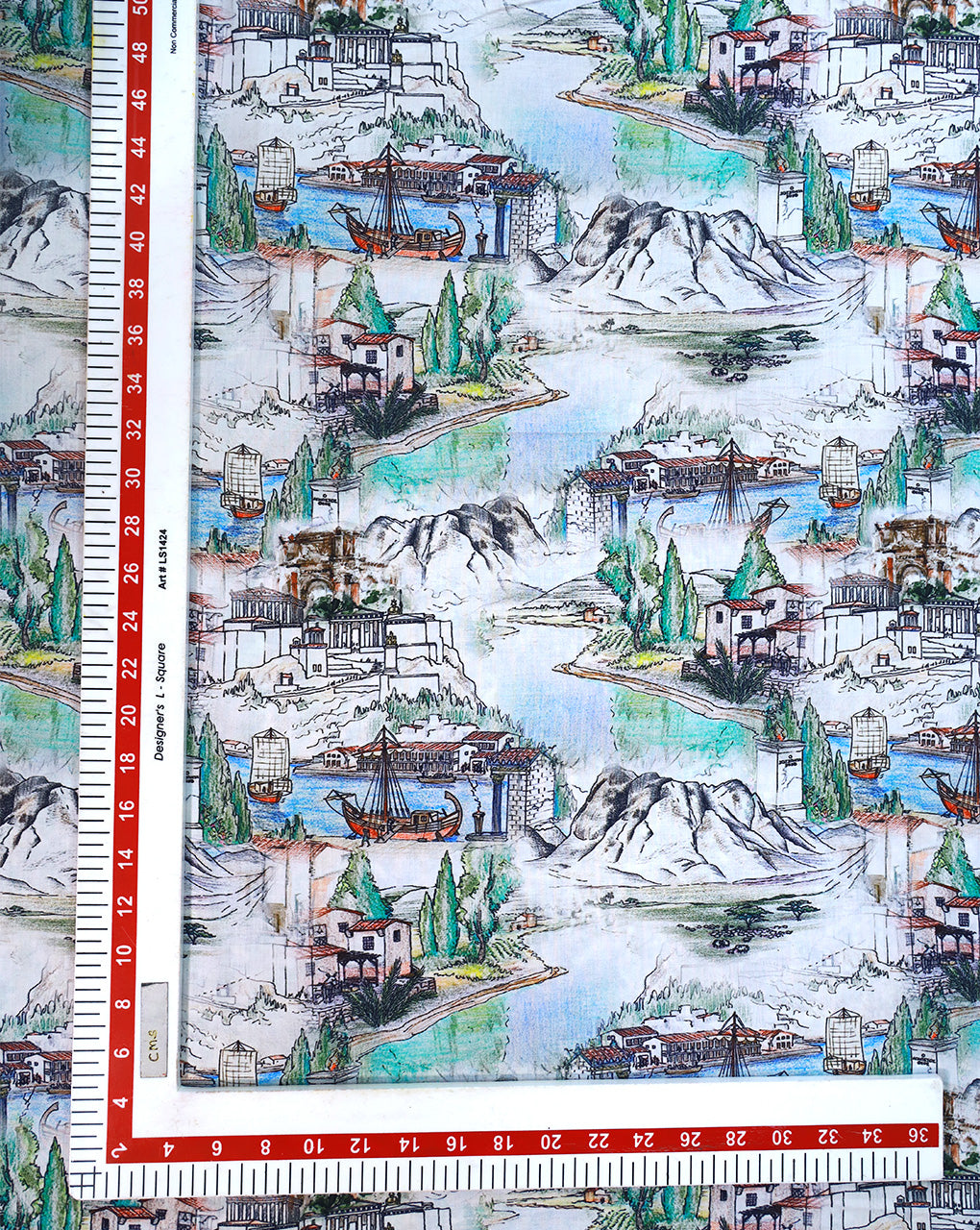COTTON POPLIN PRINTED FABRIC