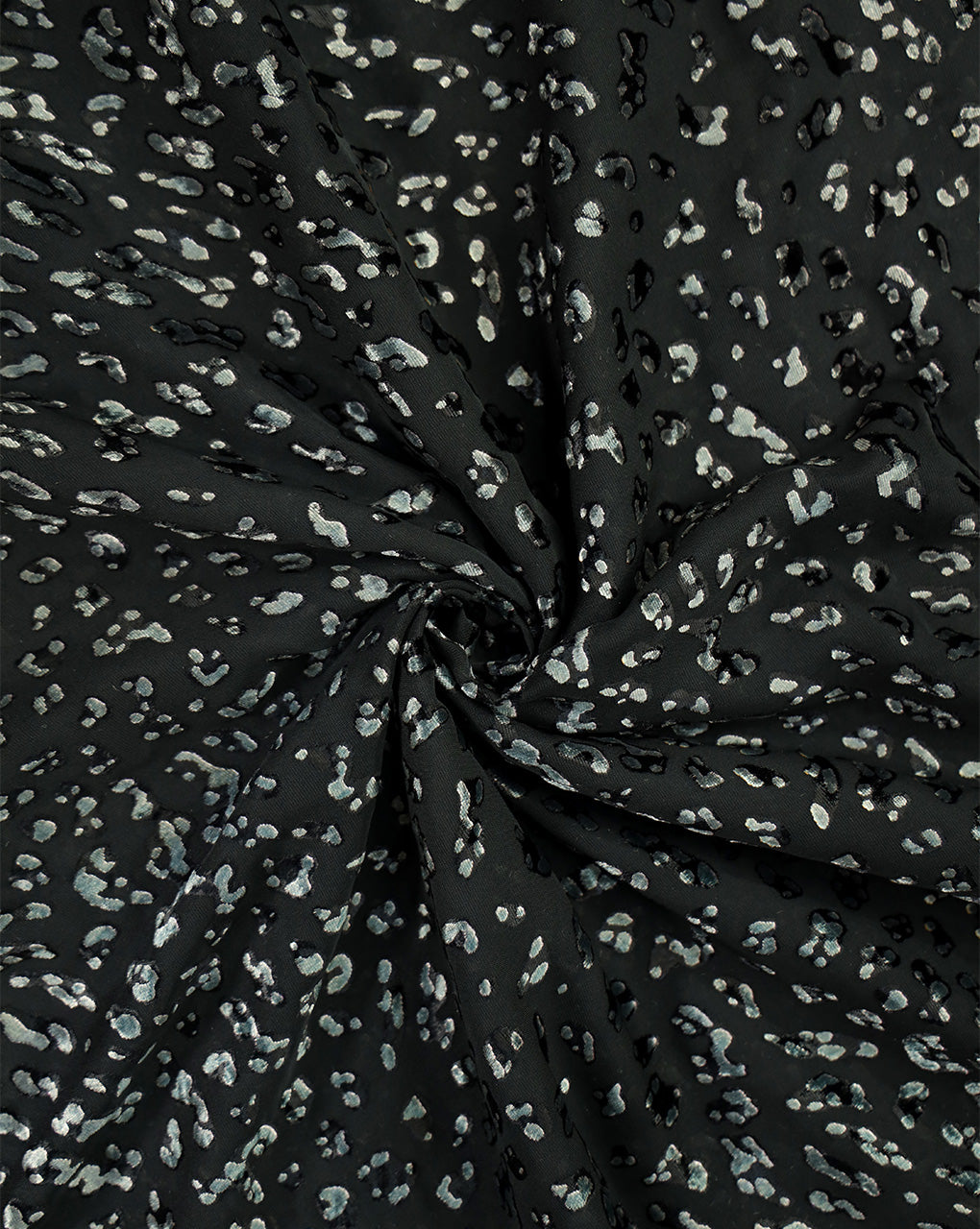 ABSTRACT PATTERN POLYESTER BRASSO VELVET FABRIC