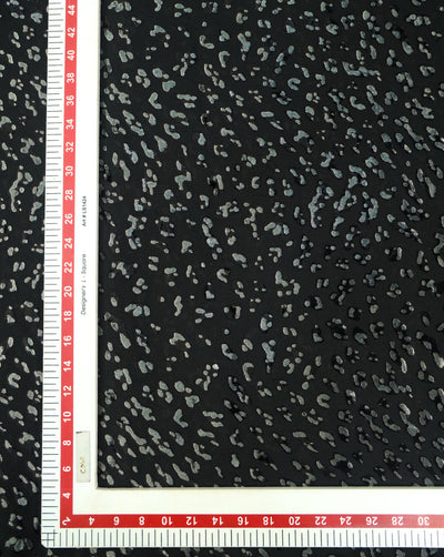 ABSTRACT PATTERN POLYESTER BRASSO VELVET FABRIC