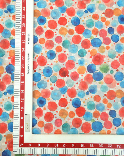 MULTICOLOR DIGITAL PRINTED FABRIC