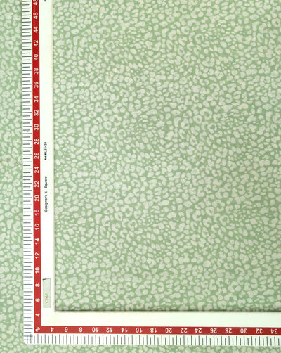 GREEN & WHITE DIGITAL PRINTED FABRIC