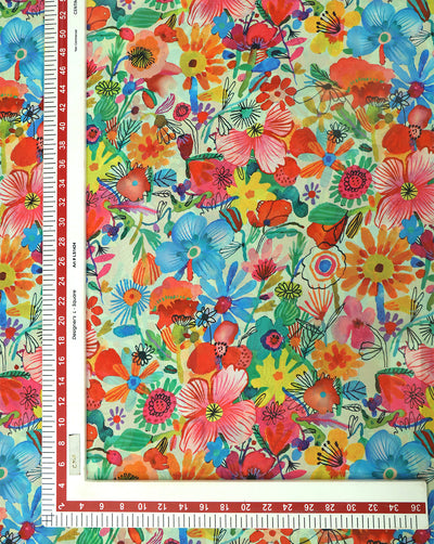 MULTICOLOR DIGITAL PRINTED FABRIC