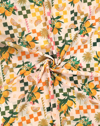 MULTICOLOR DIGITAL PRINTED FABRIC