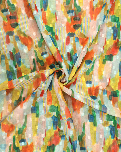 MULTICOLOR DIGITAL PRINTED FABRIC