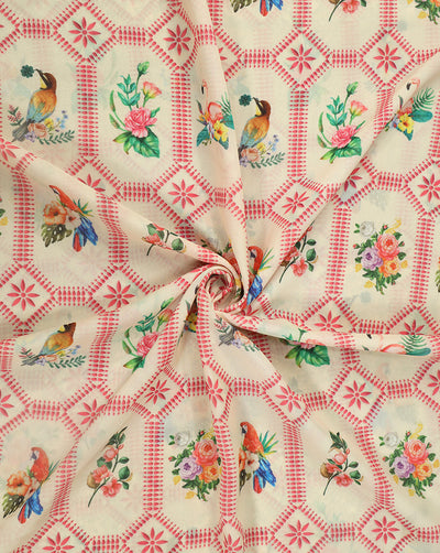 MULTICOLOR DIGITAL PRINTED FABRIC