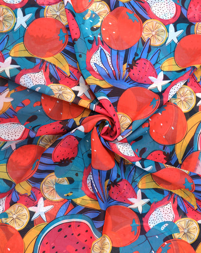 MULTICOLOR DIGITAL PRINTED FABRIC