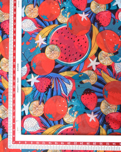 MULTICOLOR DIGITAL PRINTED FABRIC