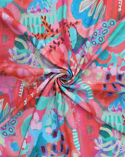 MULTICOLOR DIGITAL PRINTED FABRIC