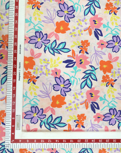MULTICOLOR DIGITAL PRINTED FABRIC