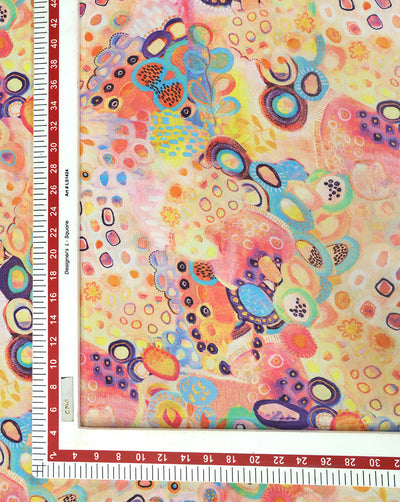 MULTICOLOR DIGITAL PRINTED FABRIC