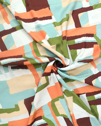 MULTICOLOR DIGITAL PRINTED FABRIC