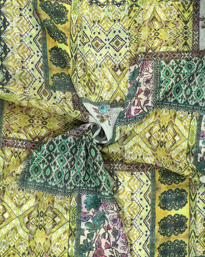 MULTICOLOR DIGITAL PRINTED FABRIC