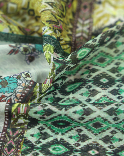 MULTICOLOR DIGITAL PRINTED FABRIC