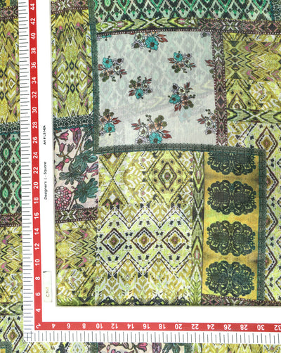 MULTICOLOR DIGITAL PRINTED FABRIC