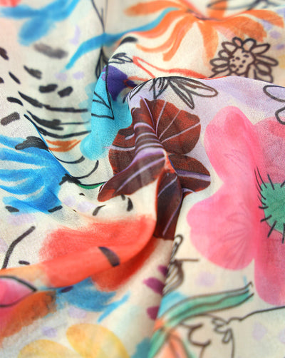 MULTICOLOR DIGITAL PRINTED FABRIC