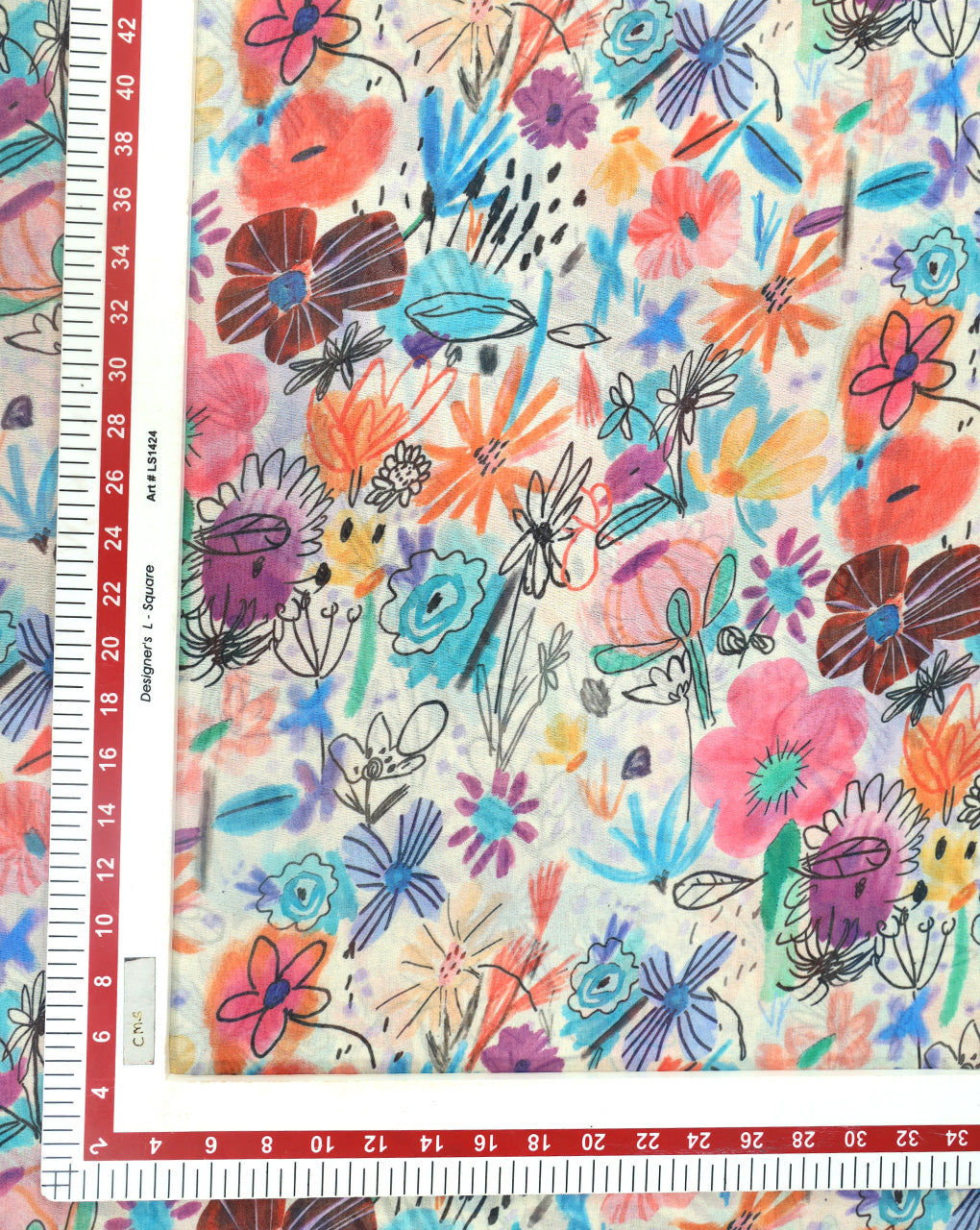 MULTICOLOR DIGITAL PRINTED FABRIC
