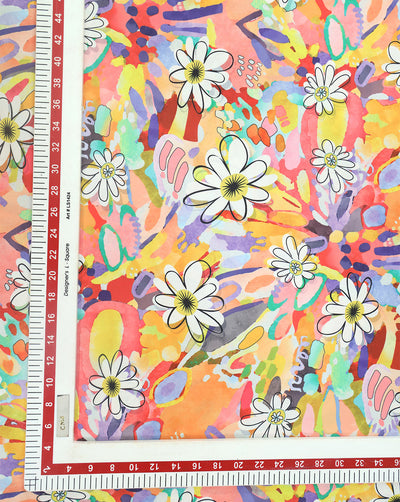 MULTICOLOR DIGITAL PRINTED FABRIC