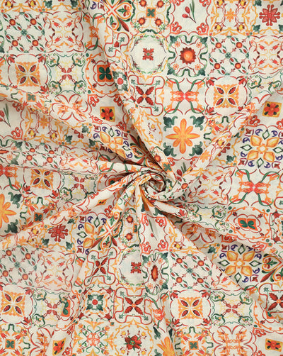 MULTICOLOR DIGITAL PRINTED FABRIC