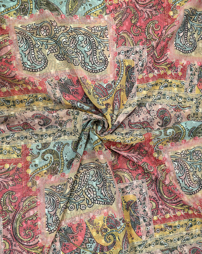 MULTICOLOR DIGITAL PRINTED FABRIC