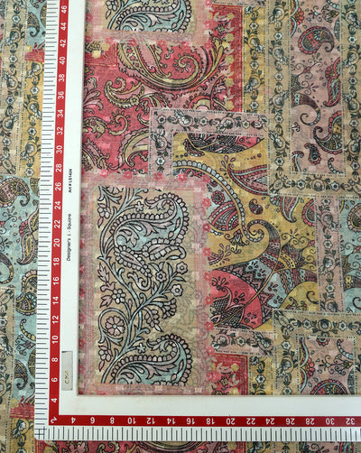 MULTICOLOR DIGITAL PRINTED FABRIC