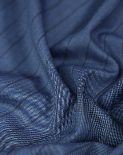STRIPES PATTERN SUITING FABRIC (WIDTH-58 INCHES)