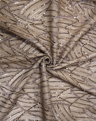 SEQUINS NET FABRIC
