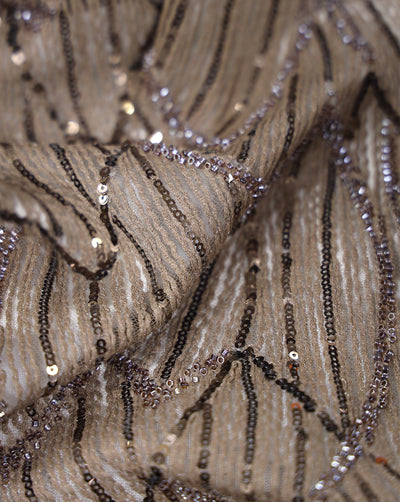 SEQUINS NET FABRIC