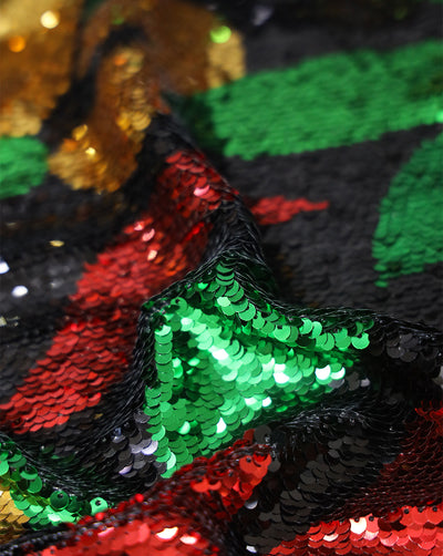 SEQUINS NET FABRIC