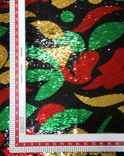 SEQUINS NET FABRIC