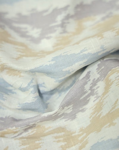 MULTICOLOR COTTON-LINEN PRINTED FABRIC