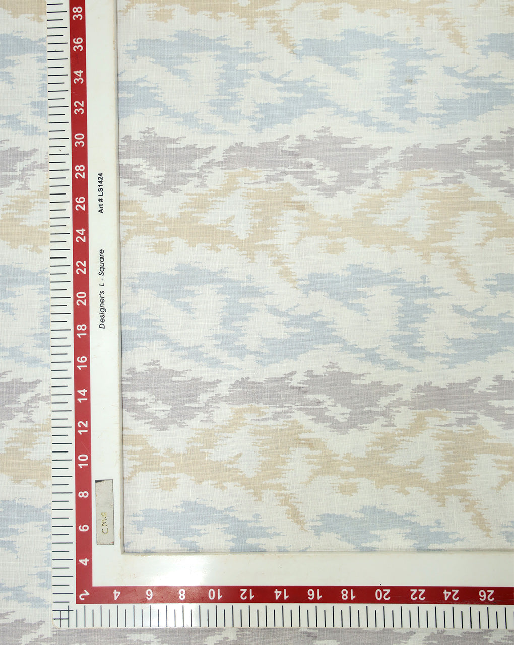 MULTICOLOR COTTON-LINEN PRINTED FABRIC