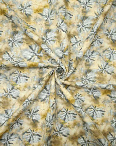 MULTICOLOR COTTON-LINEN PRINTED FABRIC