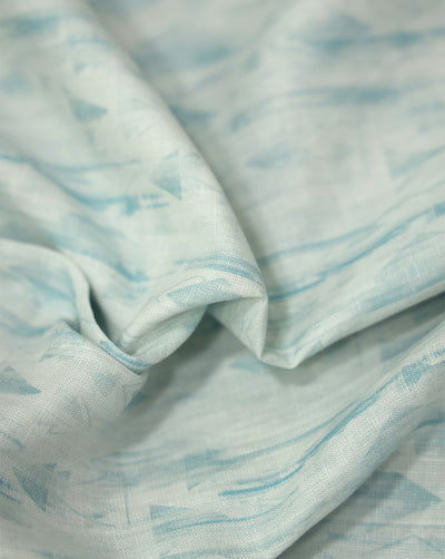 MULTICOLOR COTTON-LINEN PRINTED FABRIC